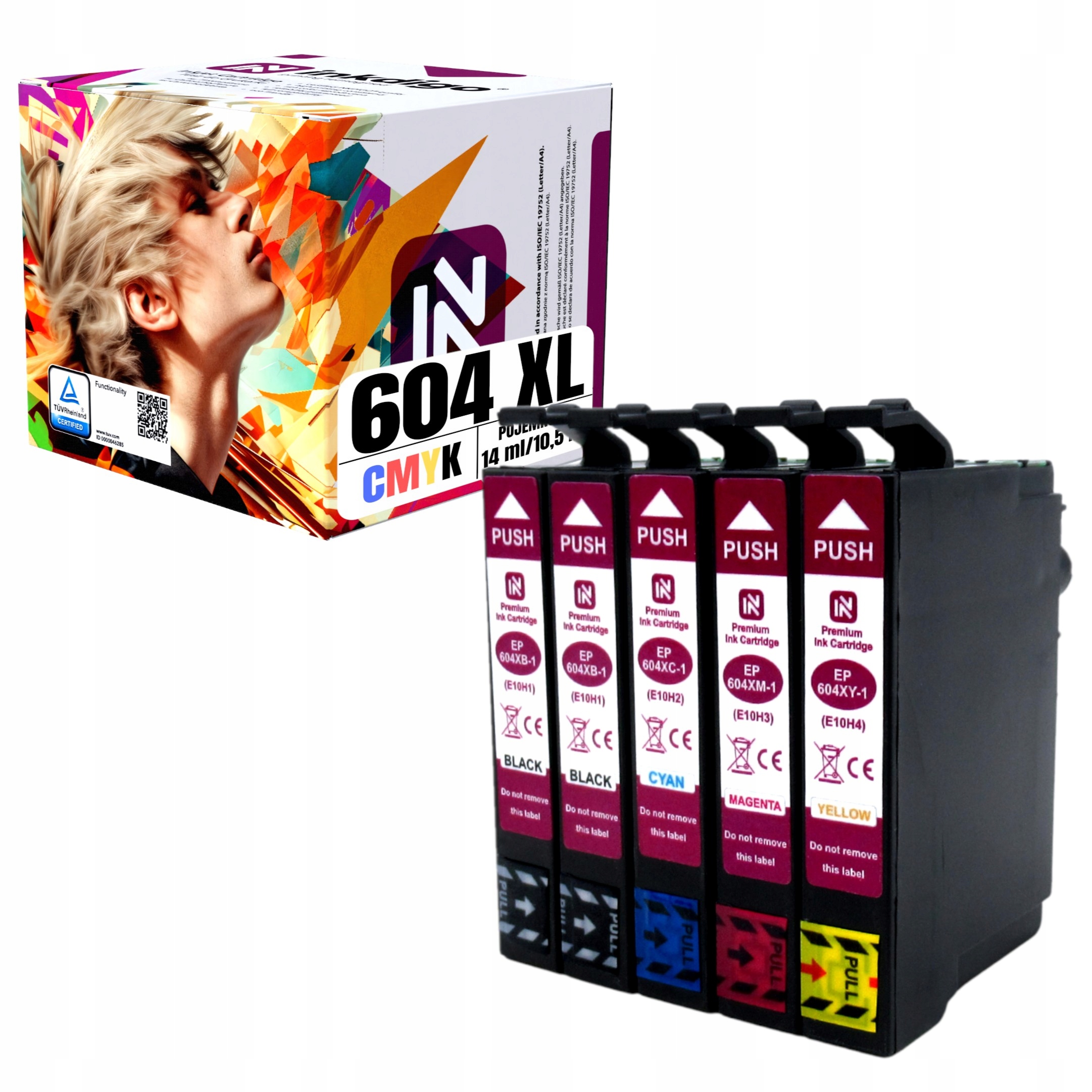 604 XL Tusz pro Tiskárnu Epson XP-4205 XP-3205 XP-2205 XP-4200 XP3200 XP2200