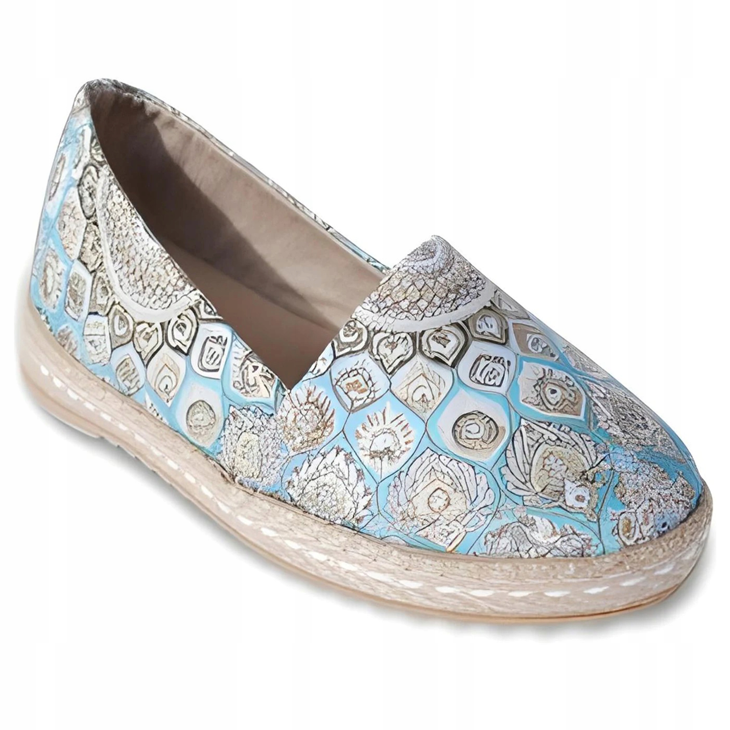 Dámské boty Espadrilky Pohodlné Komfortní Krásné Orientální Vzory Unikátní