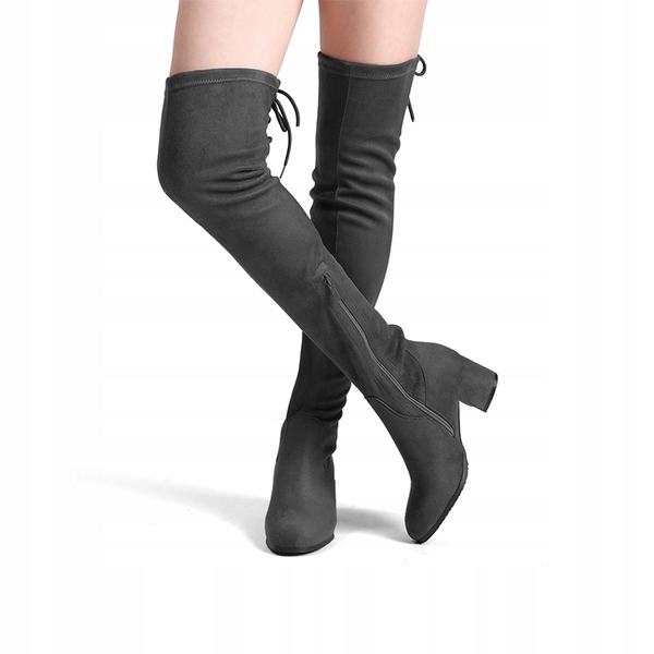 DREAM PARIS KOZAKI DAMSKIE SZARE WYSOKIE 41 VYF Stan opakowania oryginalne