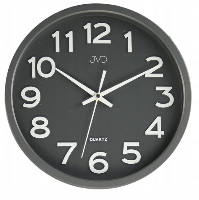 

Czytelny Cichy Zegar Ścienny Jvd HX2413.2 fi 30 cm