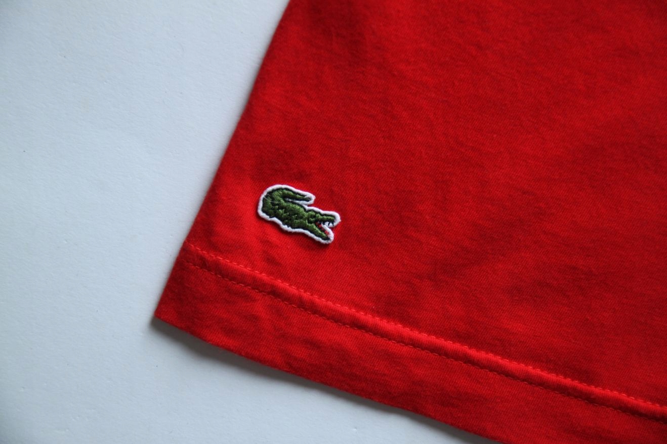 LACOSTE__T-SHIRT KOSZULKA REGULAR FIT LOGO__8/3XL Rozmiar 3XL