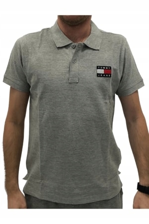 Tommy Hilfiger polokošile šedé Velikost M