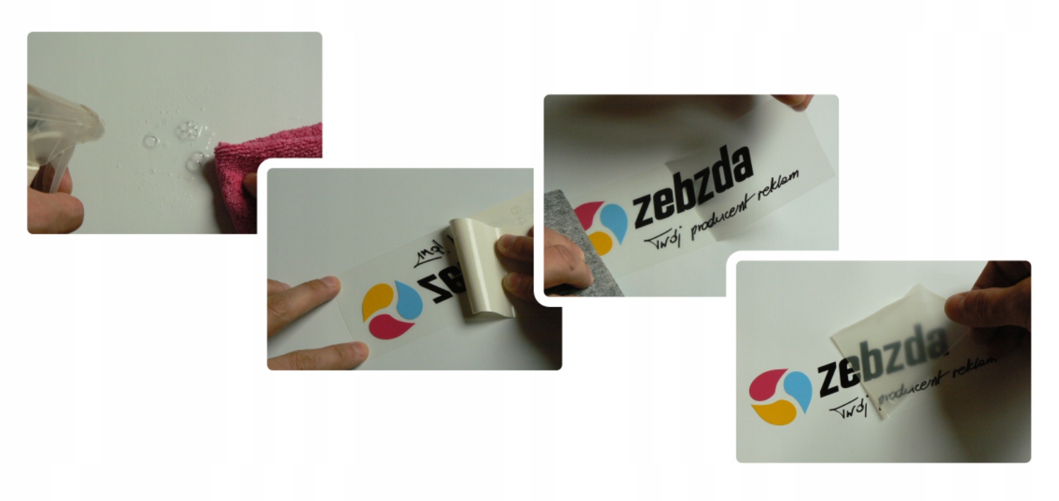 Naklejki, własny tekst, reklama, napisy - Połysk EAN (GTIN) 5903002970829