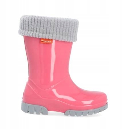 Kalosze Demar Twister Lux, gumiaki ocieplane blado-różowe roz. 30/31 F Rozmiar (new) 30