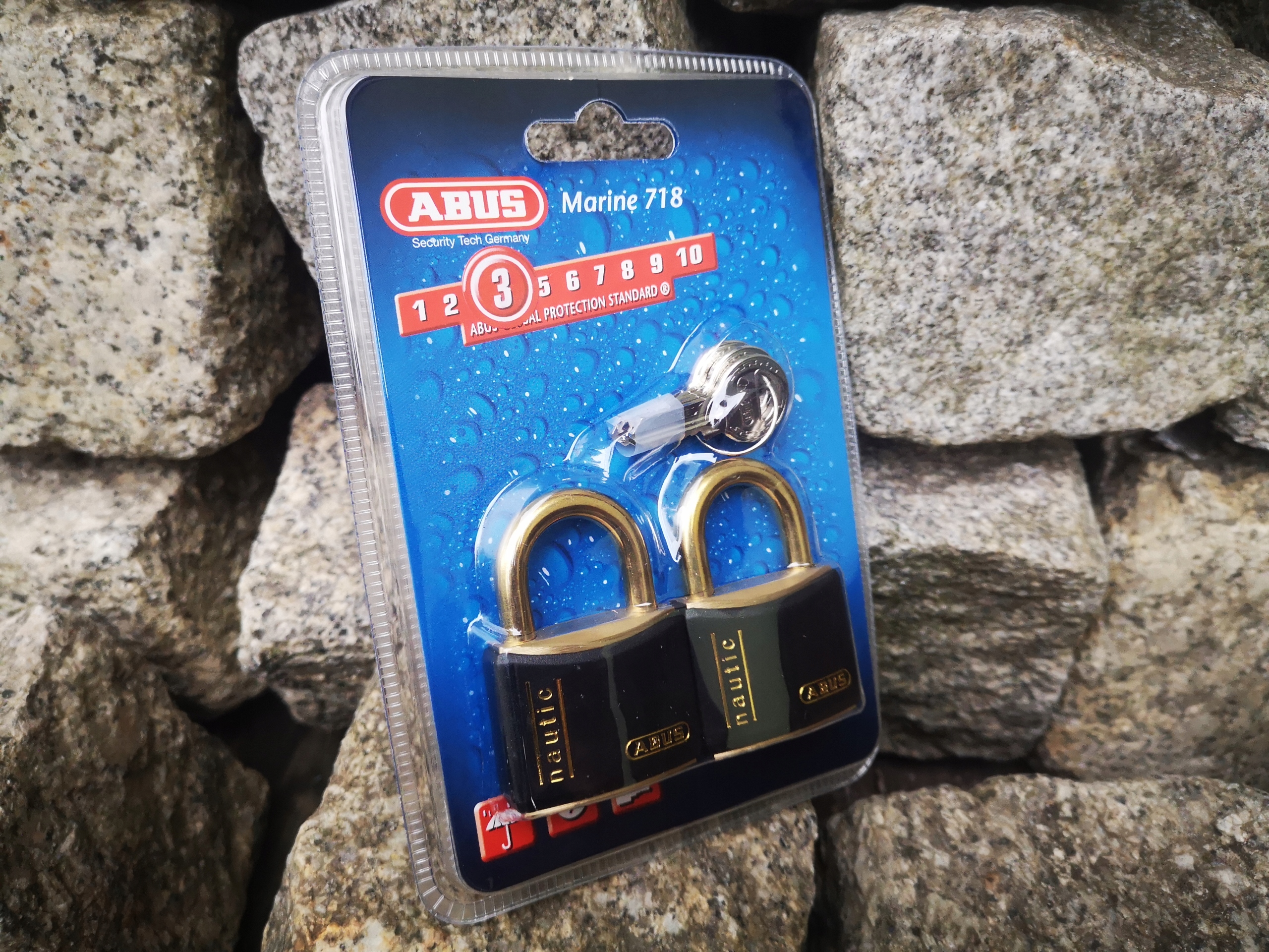 ABUS KŁÓDKA 718 MARINE 2x40MM WODOODPORNA NA JACHT Marka Abus