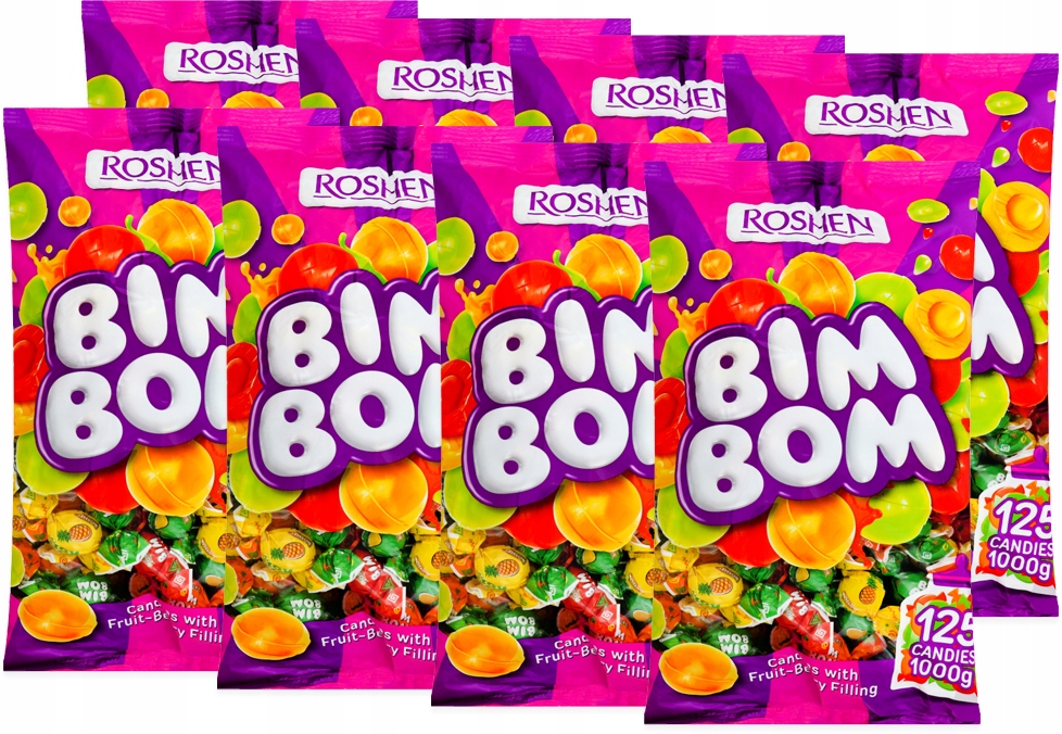 Roshen Bim Bom Cukierki Landrynki Z Nadzieniem 8kg