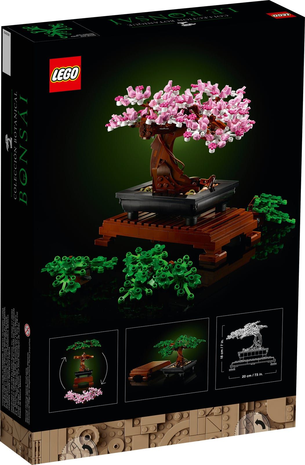 LEGO 10281 Creator ICONS - Drzewko Bonsai w doniczce - Miniatura - NOWY EAN (GTIN) 9797405695481