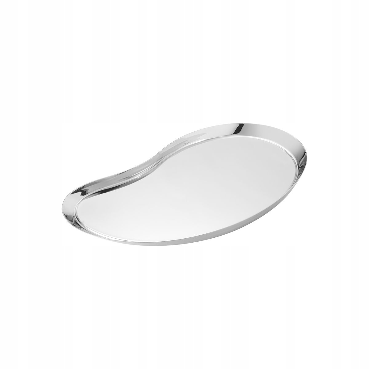 Georg Jensen Indulgence Oceľový Podnos na servírovanie strieborný