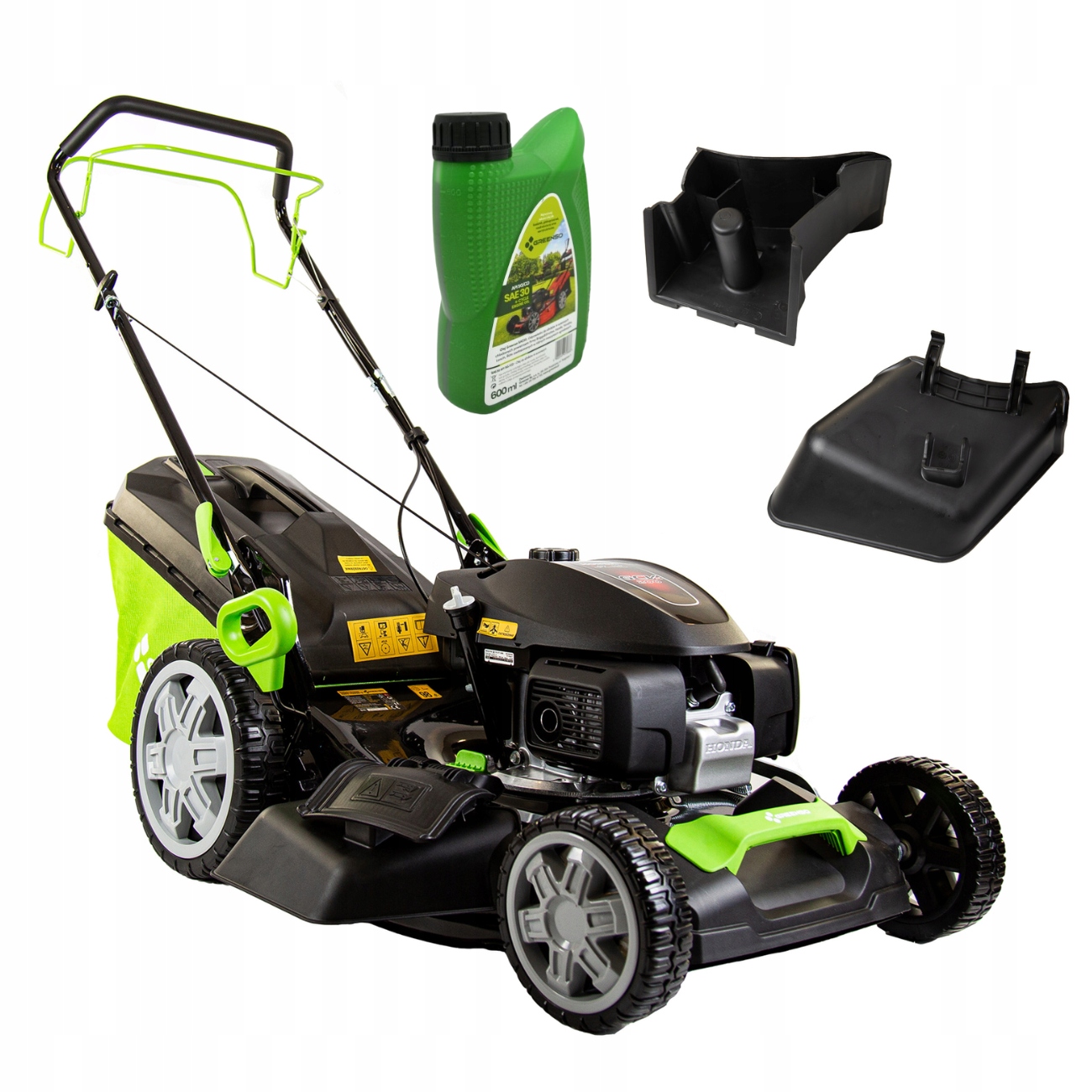 Greenso Kosiarka spalinowa z napędem, 53CM, silnik Honda GCV200 5,6KM +olej