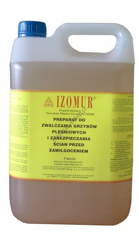 

Izomur Preparat Środek Na Grzyby I Pleśń 5L