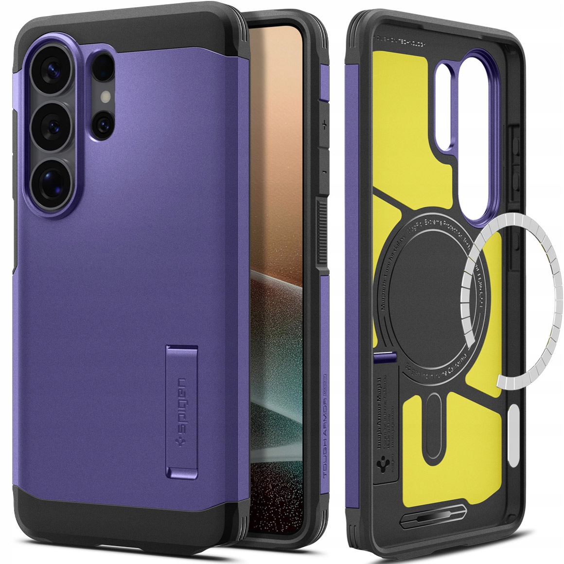 Pouzdro Spigen pro Galaxy S26 Ultra, zadní kryt pro MagSafe, pouzdro stojan, pevné