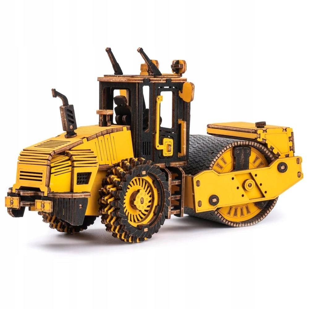 

Robotime Drewniany Model Puzzle 3D Walec drogowy