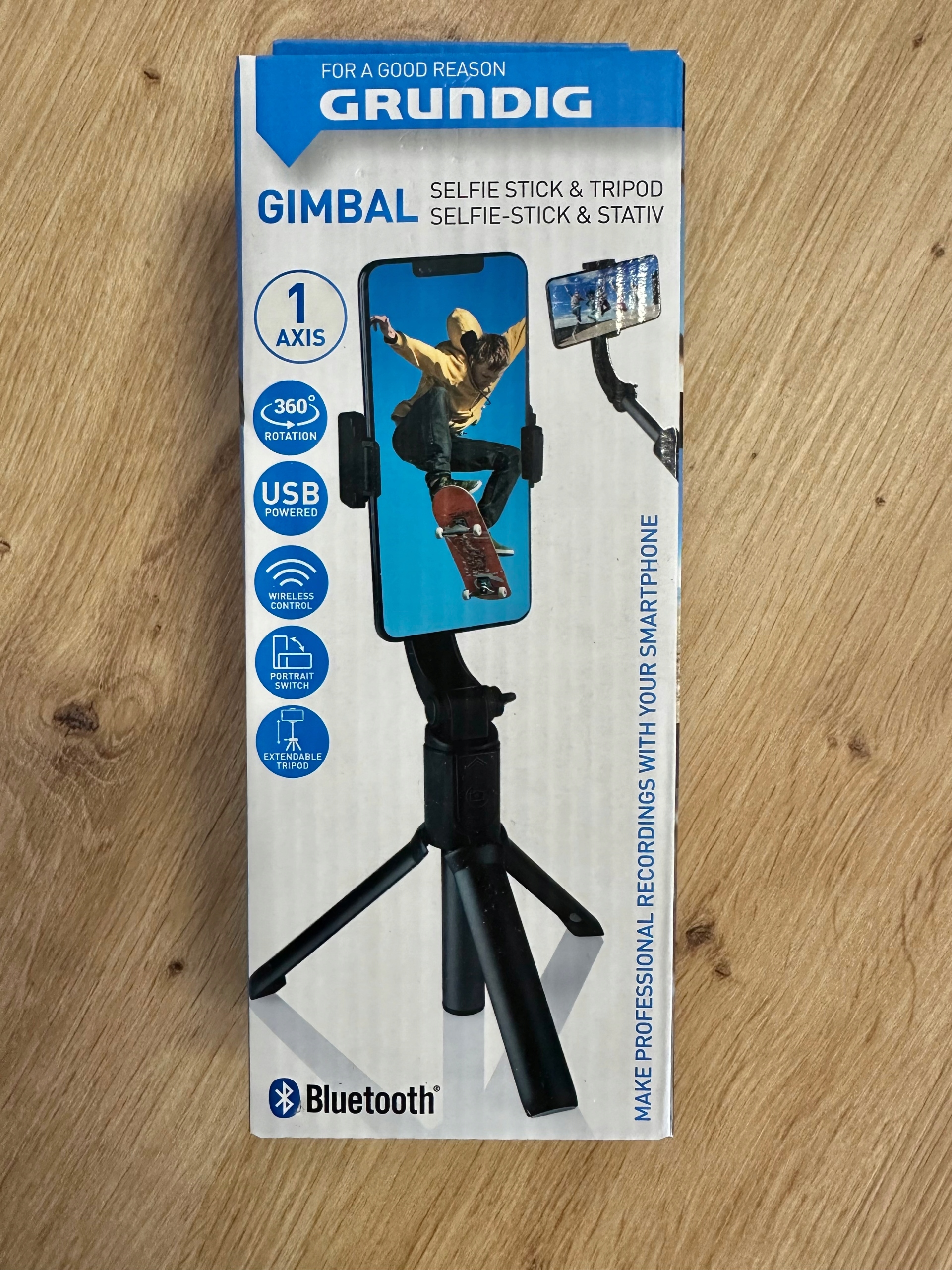 Selfie stick statyw bezprzewodowy Grundig Gimbal