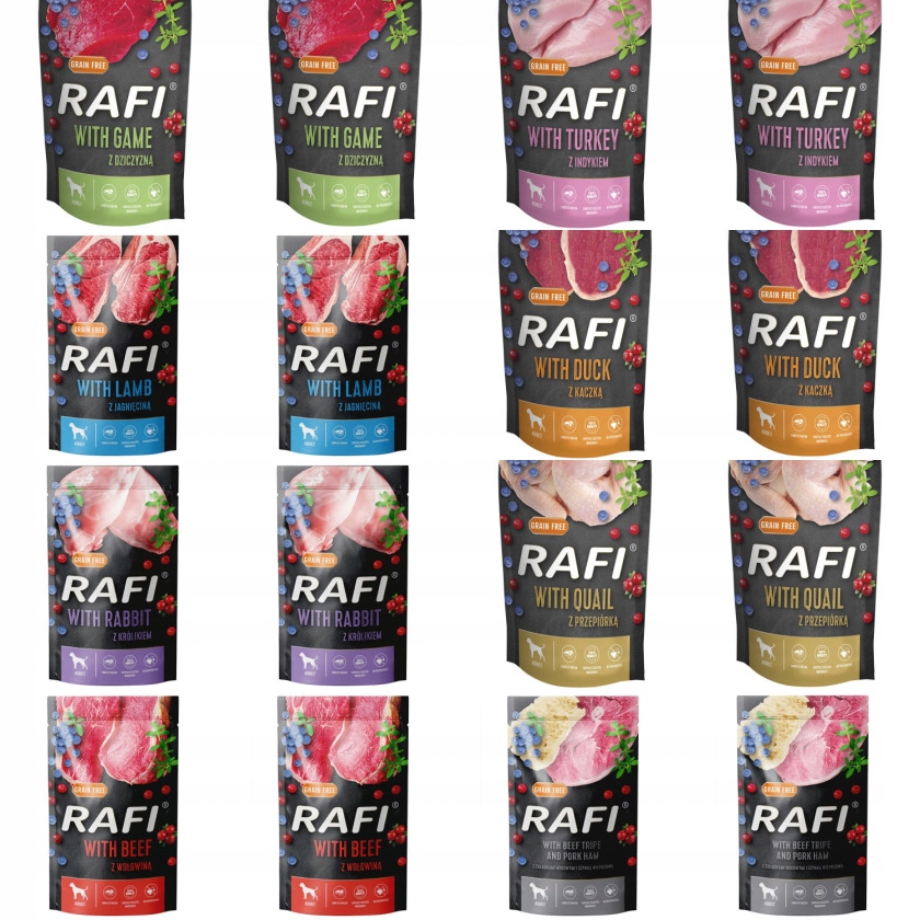 Levně Směs Pro Psy Rafi 500G 16 Kusů