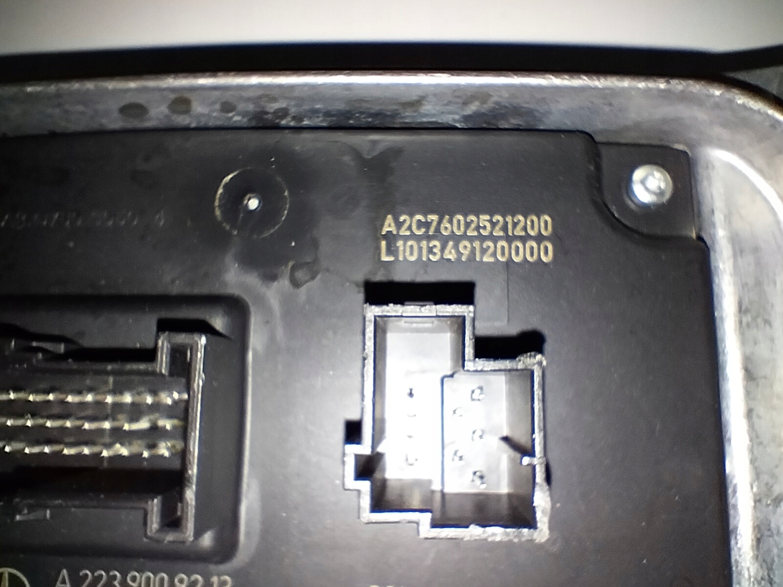 control unit module LED MERCEDES S KLASA W223 20