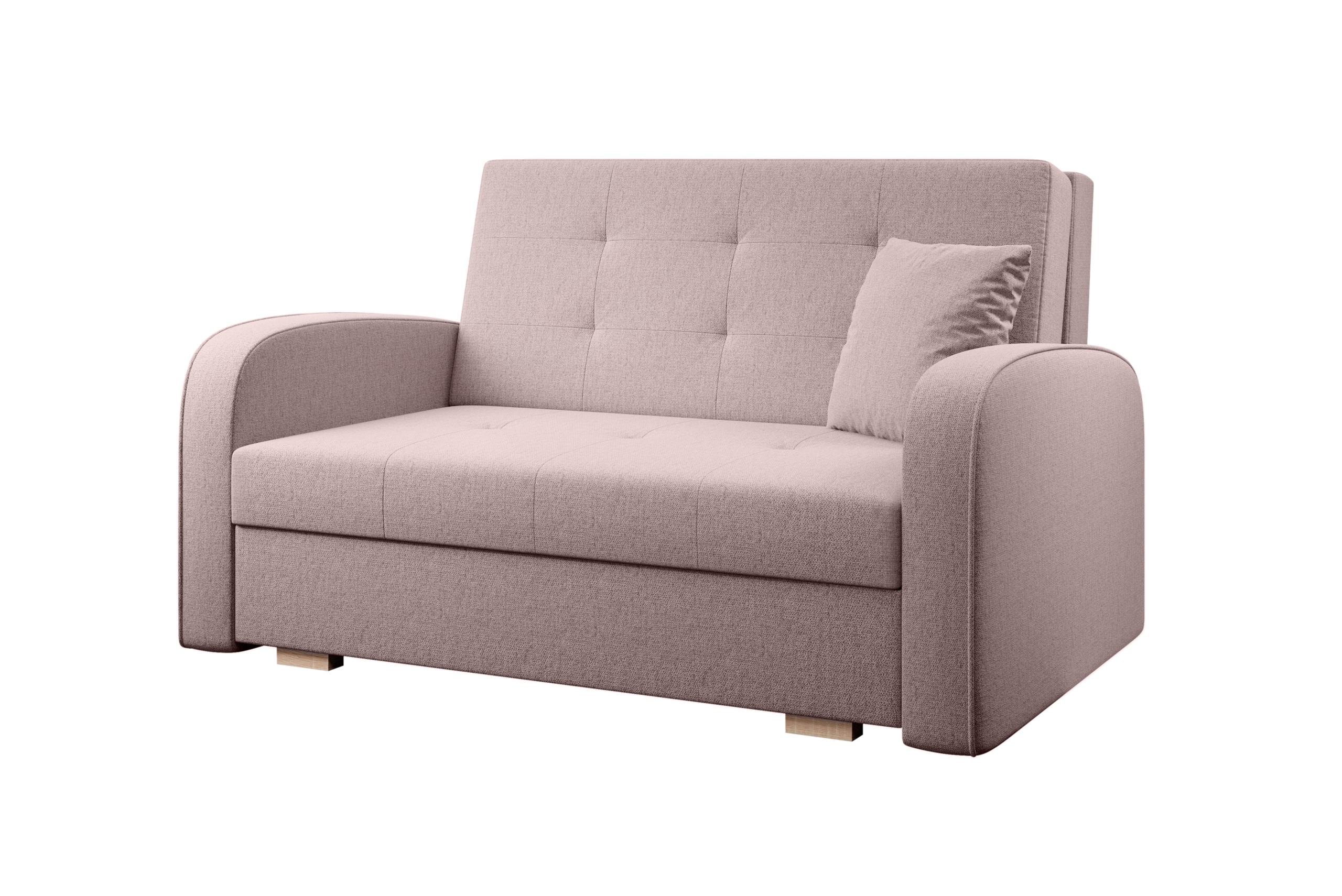 pikowana sofa BRAVA II dwuosobowa kanapa z bokami Szerokość produktu 133 cm