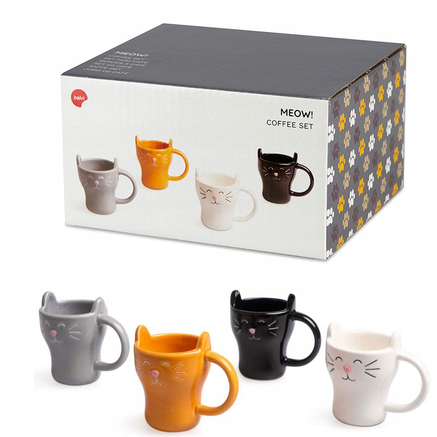 

Fliżanki Do Espresso Kubki Kot Filiżanki Do Kawy 4