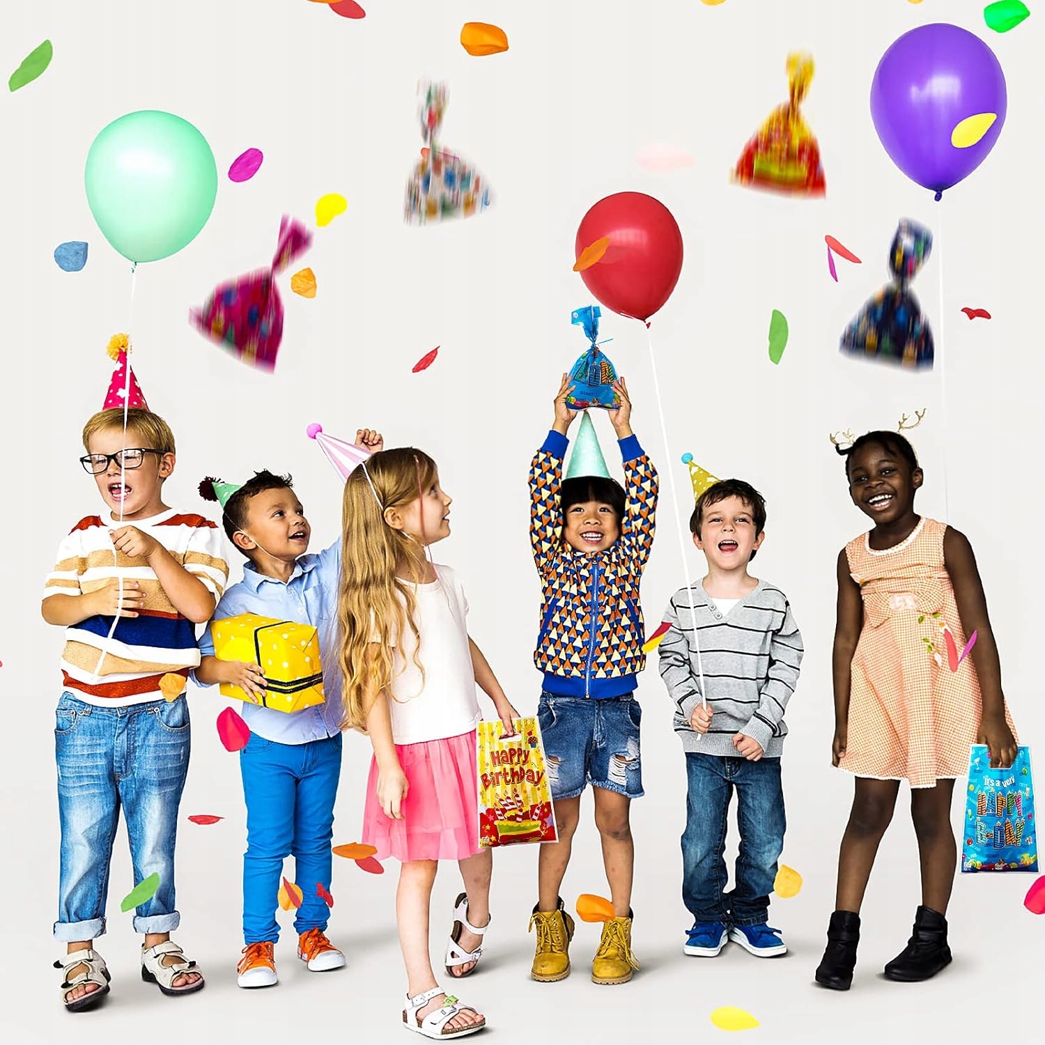 ZESTAW 50 WORECZKÓW TOREBEK DO PAKOWANIA PREZENTÓW, UPOMINKÓW Marka bez marki