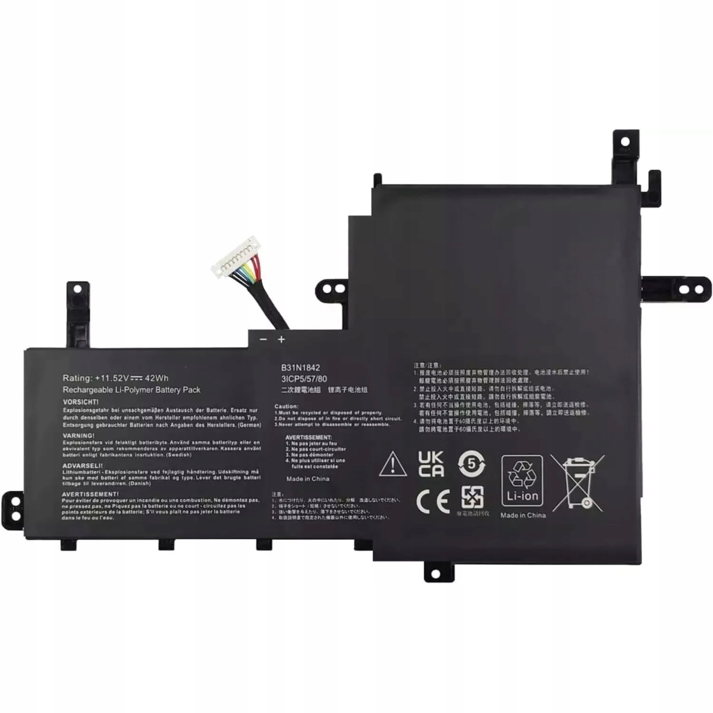 Náhradní Baterie Pro Asus B31N1842