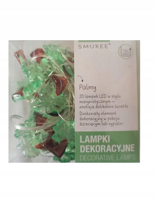 

Lampki dekoracyjne Palmy Smukee