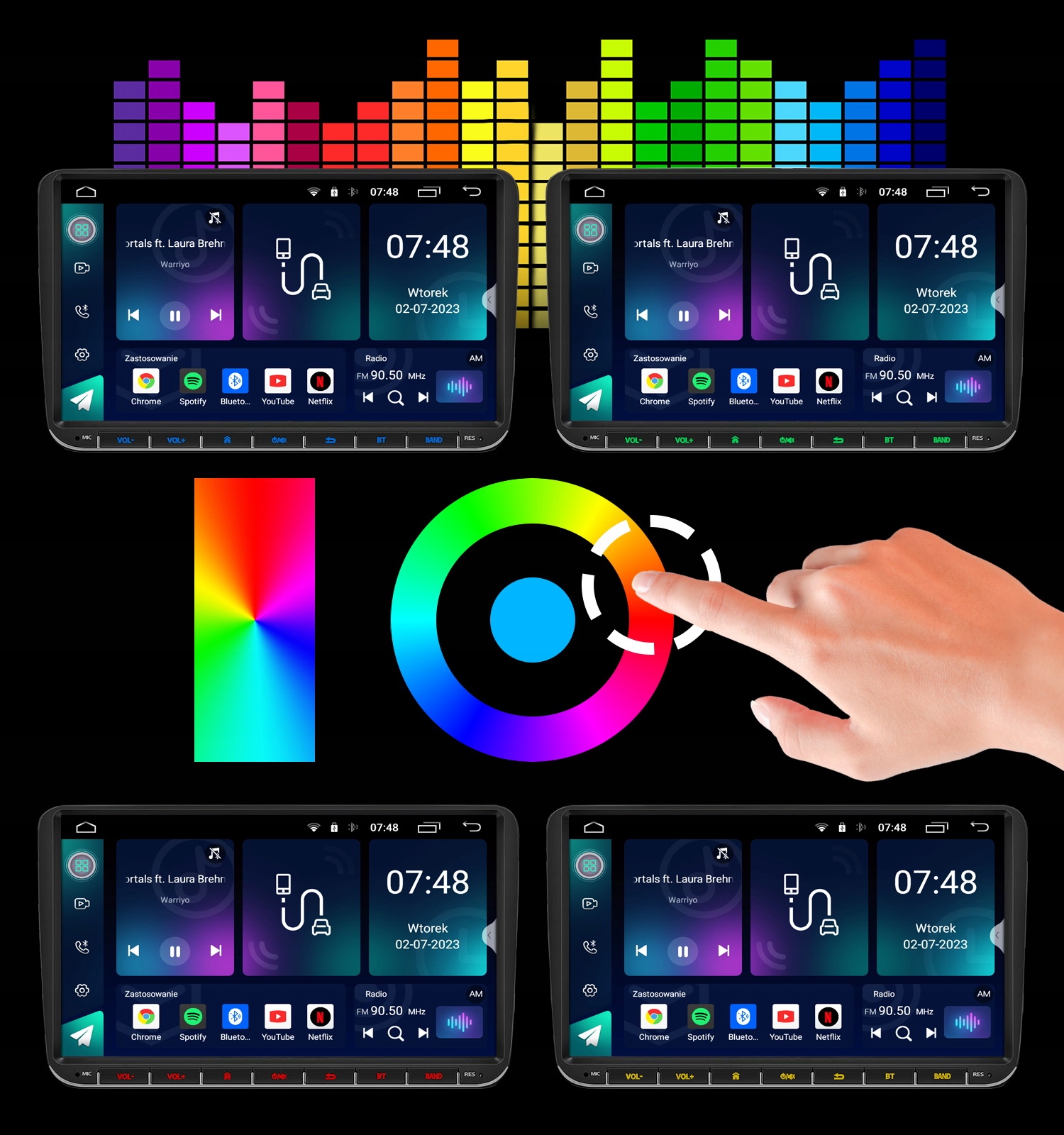 RADIO 9'' ANDROID GOLF VI 6 VW PASSAT B6 B7 Marka NCS