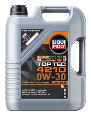 Motorový olej Liqui Moly 21605 0W30 5L
