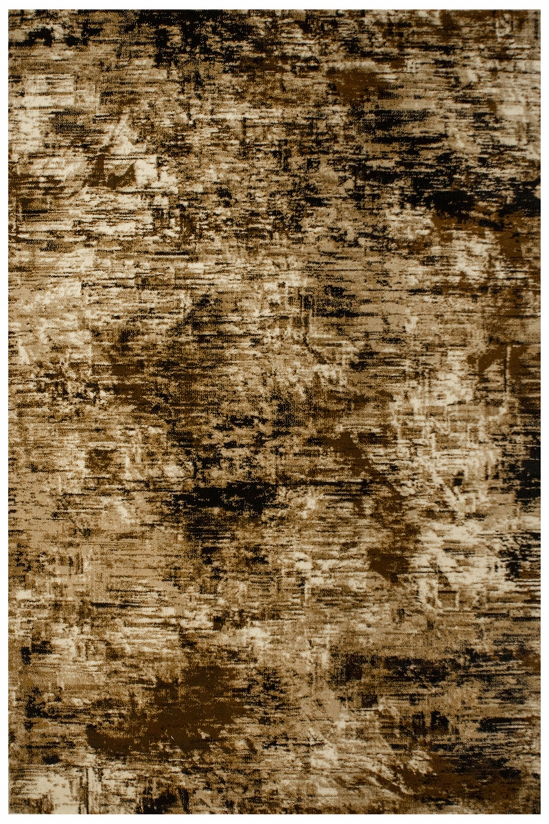Dywan Brązowy Czarny Beżowy Grube Gęste Miękki Runo Rose 200x290 cm