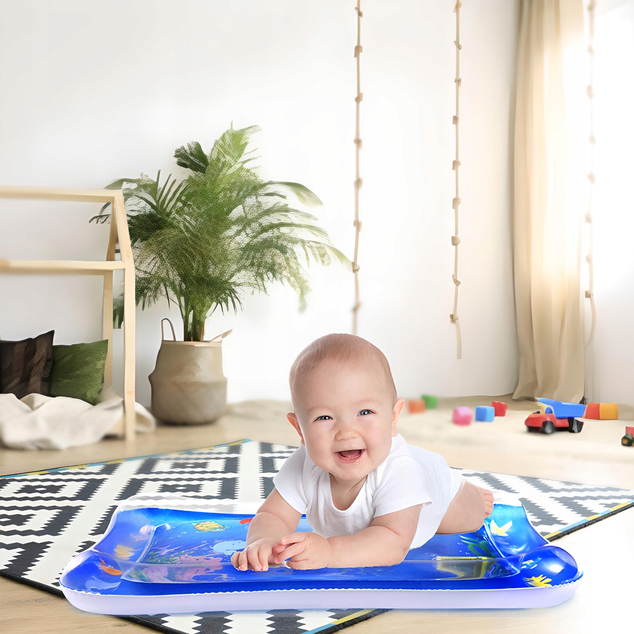 DMUCHANA MATA WODNA SENSORYCZNA DLA NIEMOWLĄT XXL Bohater brak