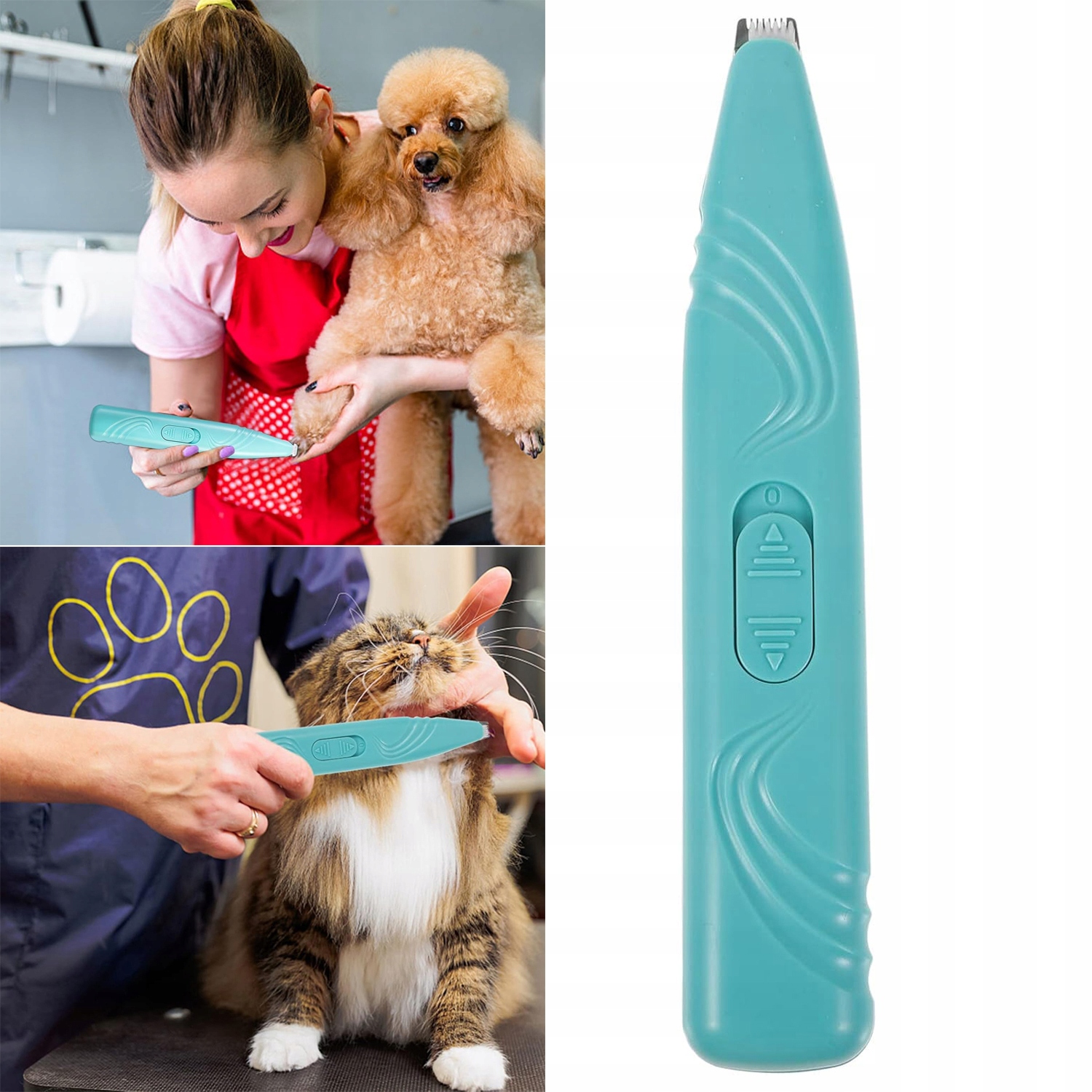 Levně Zastřihovač chlupů pro zvířata Profesionální, tichý, bezpečný pro kůži Strojek na stříhání psů a koček