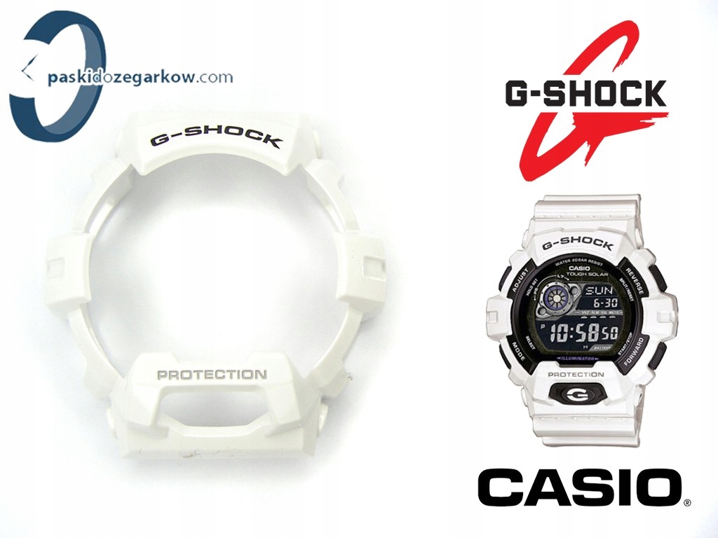 Bezel Casio GR-8900 GR-8900A-7 biały połysk oryginalny