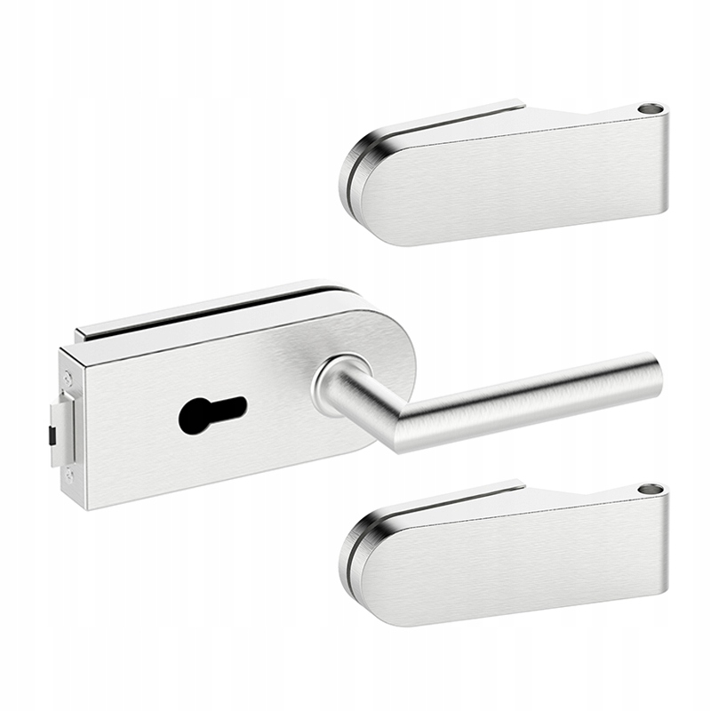 

Zestaw Okuć Do Drzwi Szklanych Na Wkładkę Prawy