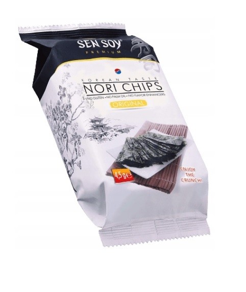 

Algi chipsy nori prażone Classic 4,5 g Sen Soy