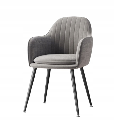 Krzesło tapicerowane Fotel Welurowe do kuchni jadalni salonu