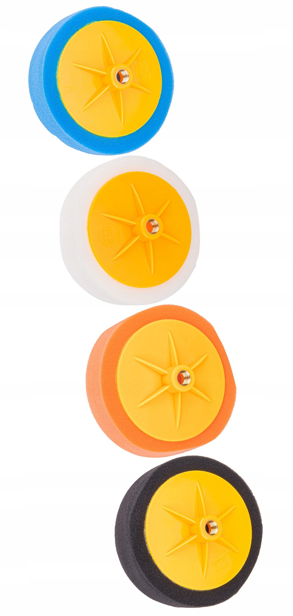 Polerka SAMOCHODOWA Do Lakieru 2600W 4 x Pad Filc Tarcza 180mm Maksymalna prędkość obrotowa 3500 RPM