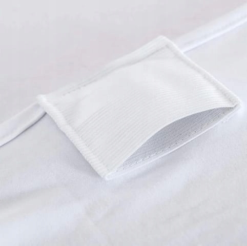 POKROWIEC na stół bankietowy cateringowy 180x76 cm PEŁNY bez łuku BIAŁY Długość 180 cm