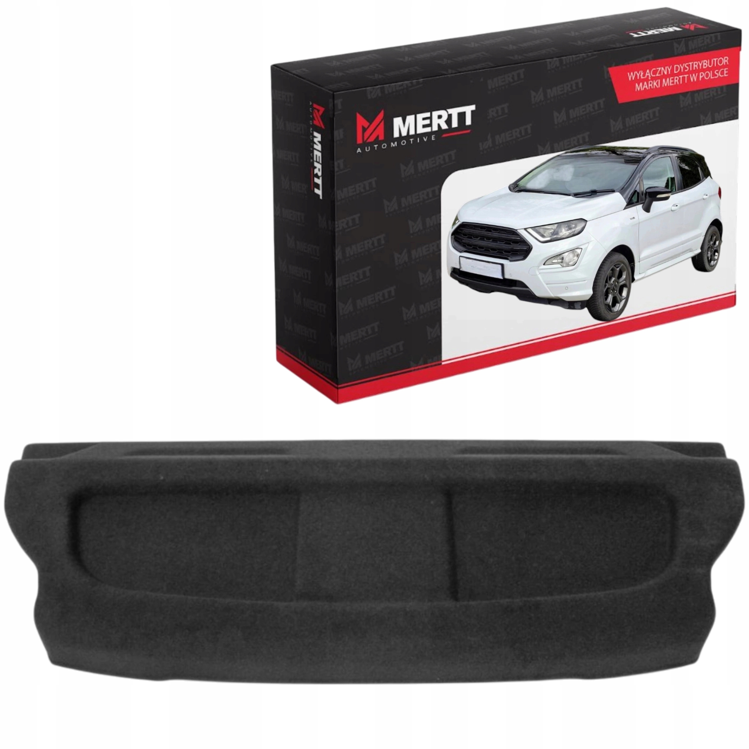 Police Do Zavazadlového Prostoru GN15-N46668-BCW Černá Ford Ecosport MK2 2017-2022