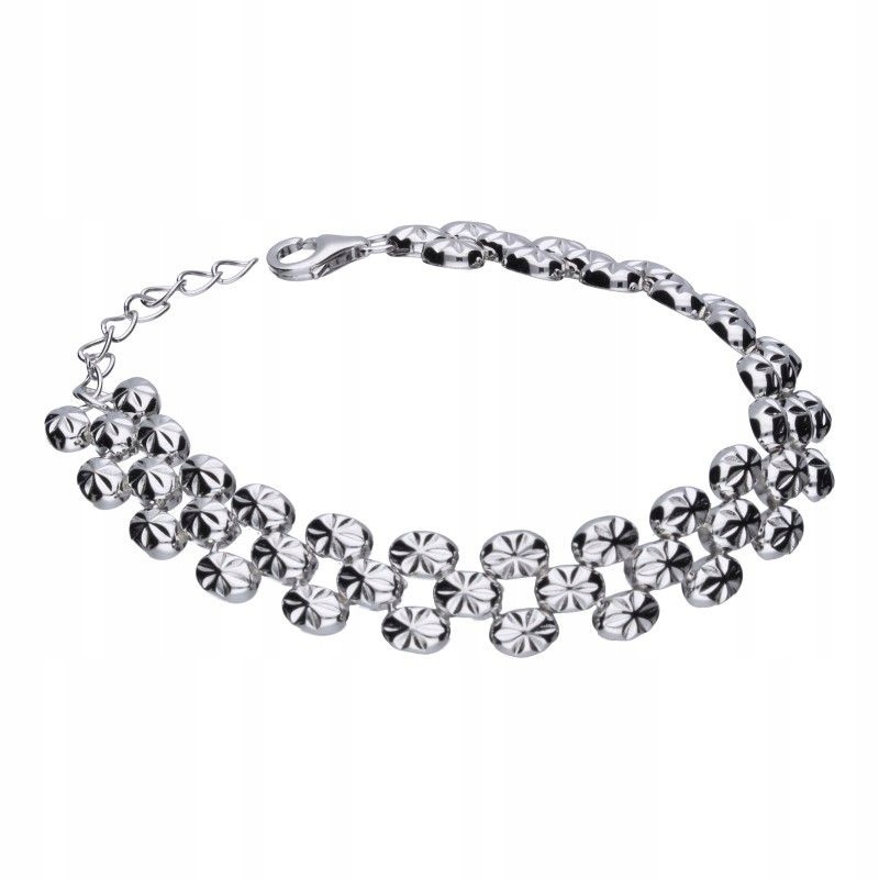 Stříbrný náramek pro ženu 925 Elementová Ažurová efektní jako dárek