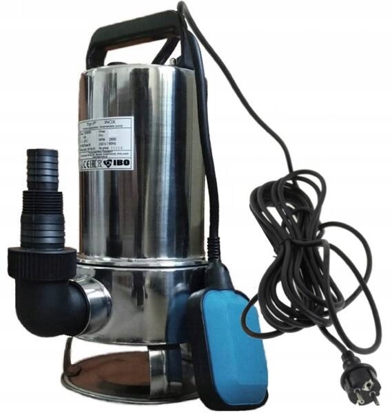 Pompa Ip 900 Inox Z Pływakiem 235l/min, Stal Nierdzewna, Pompa Zatapialna