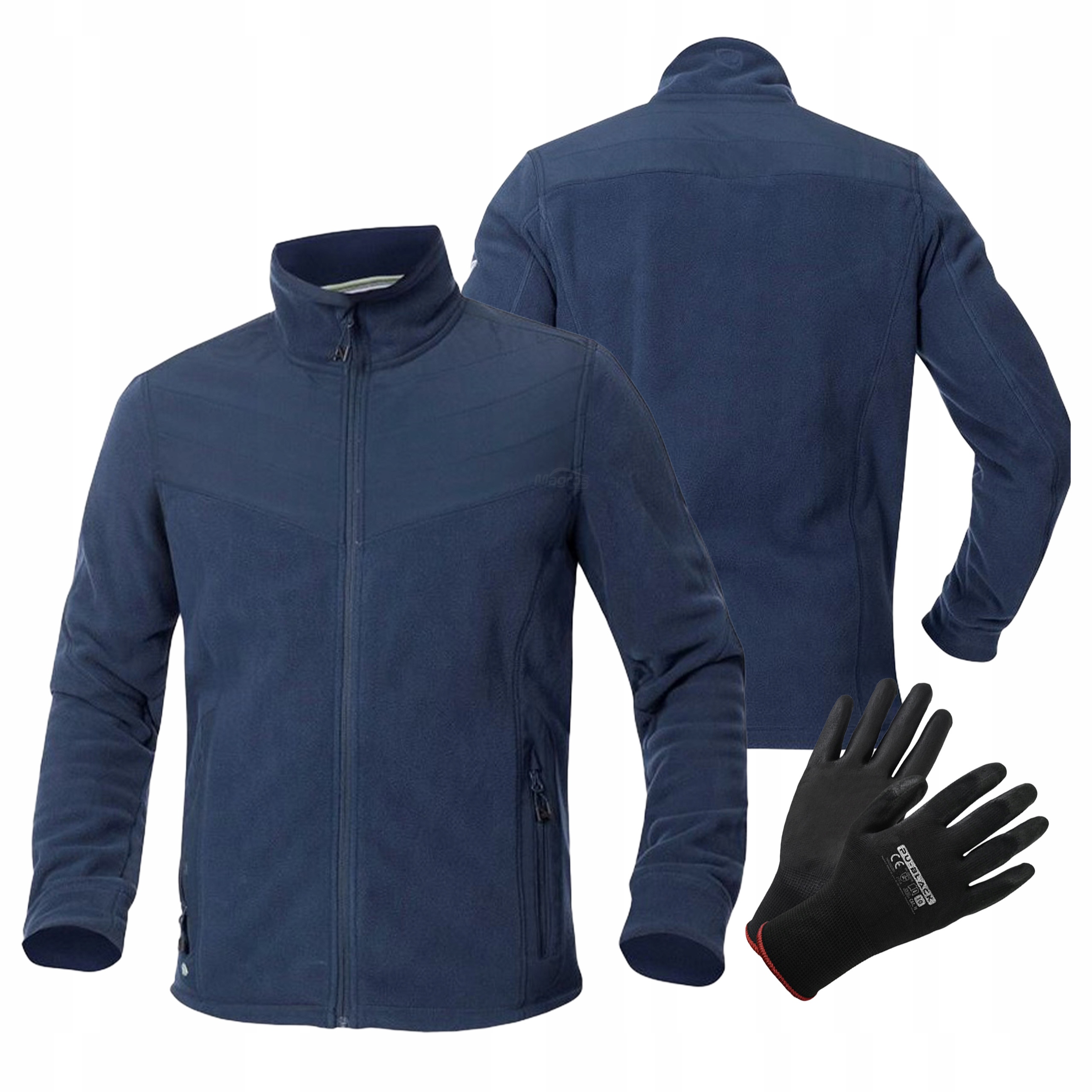 Bluza Robocza Polar Roboczy Polarowa Męska Niebieska Ardon Combo SoftFLEECE