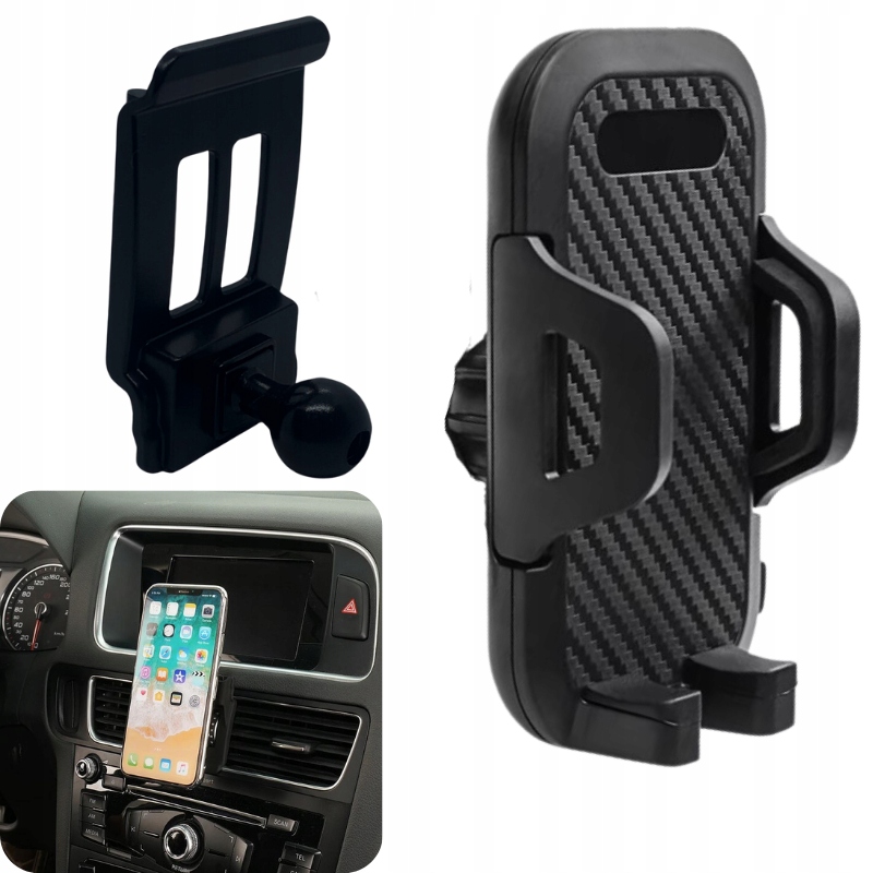 Adapter Do Uchwytu Na Telefon Audi Q5 2010-2018 Uchwyt Carbon