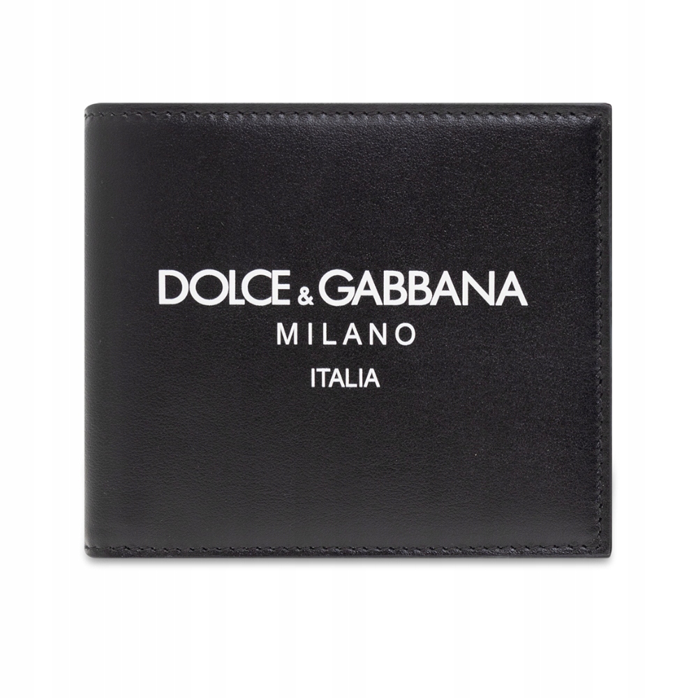 Dolce & Gabbana Černá pánská kožená peněženka