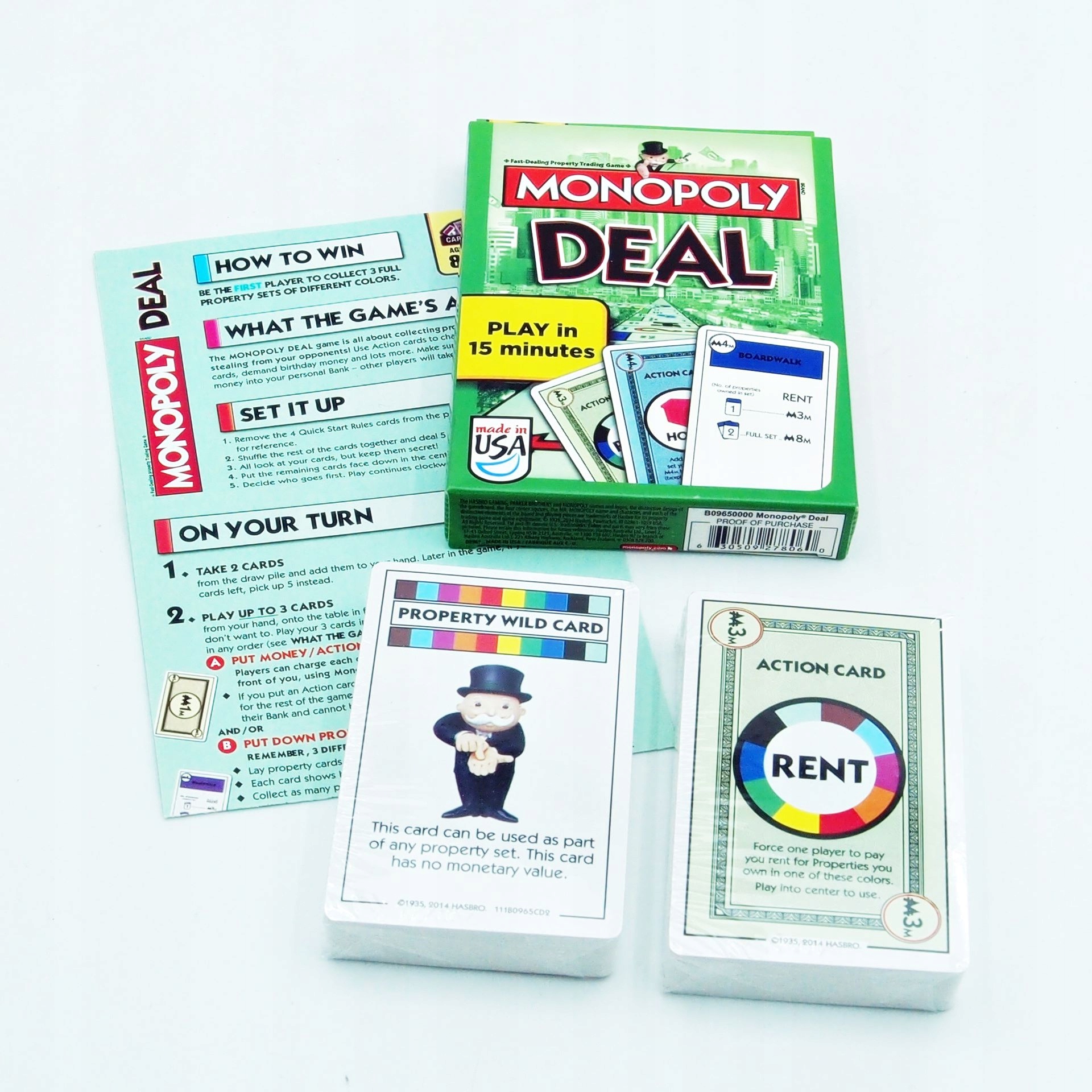 Gra karciana karty do gry Monopoly Deal EAN (GTIN) 6959280531268