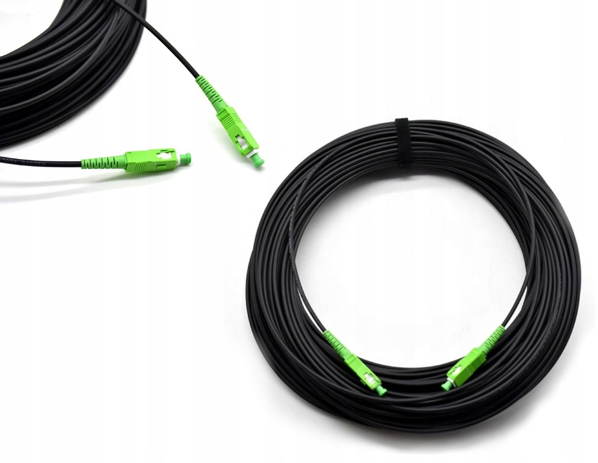 Patchcord światłowodowy SM SC/APC-SC/APC SHL Fiber Duralink 40m