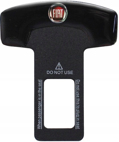 Zaślepka wtyczka do pasa pasów z logo FIAT.