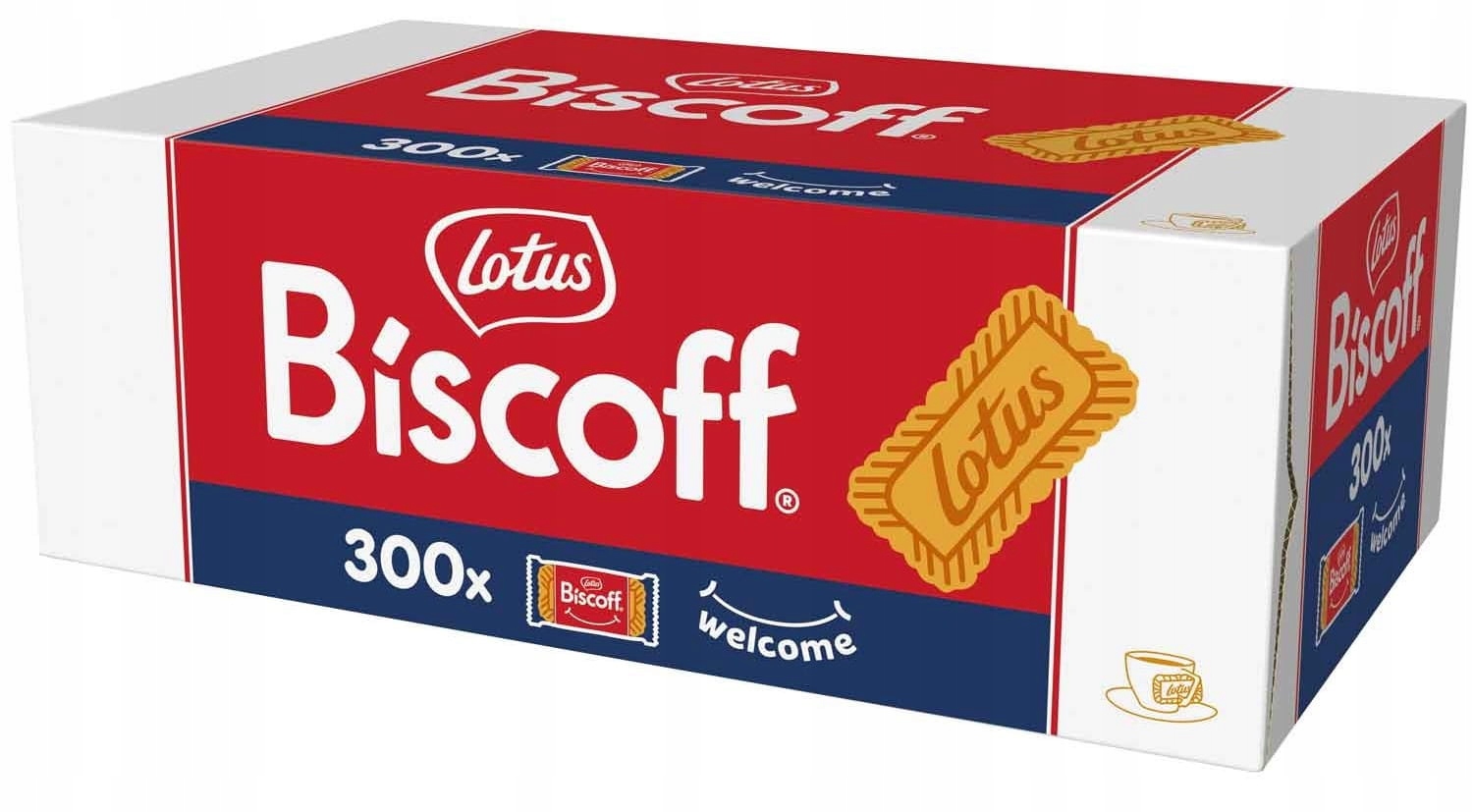Lotus Biscoff sušenky „welcome“ 300 kusů 1,875 kg