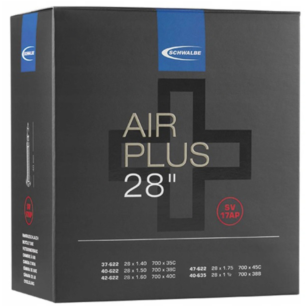 

Schwalbe Air Plus Dętka 28x1.40-1.75 Presta 40mm
