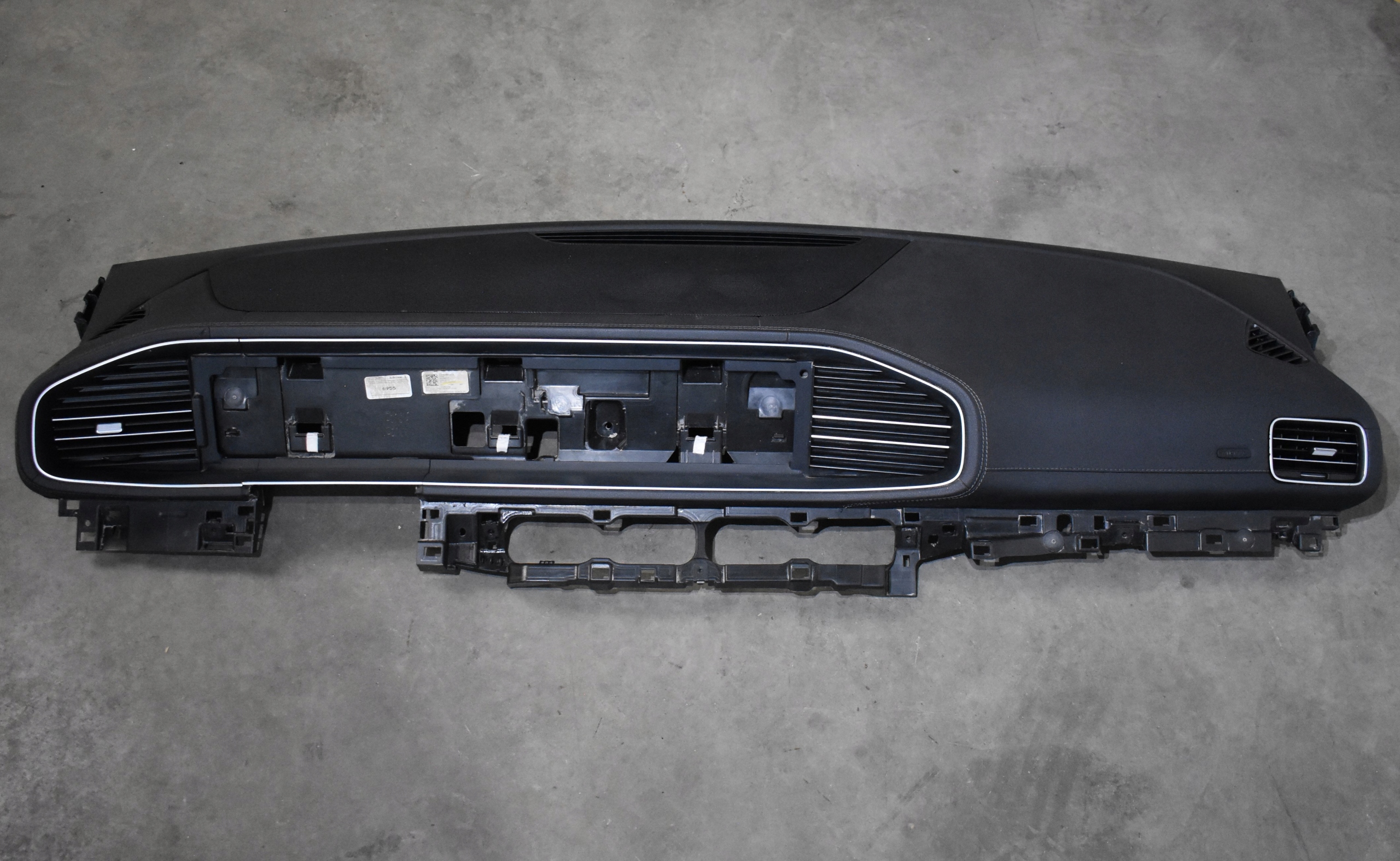 console MERCEDES GLS X167 GLE W167 leather black grey NITKA 1