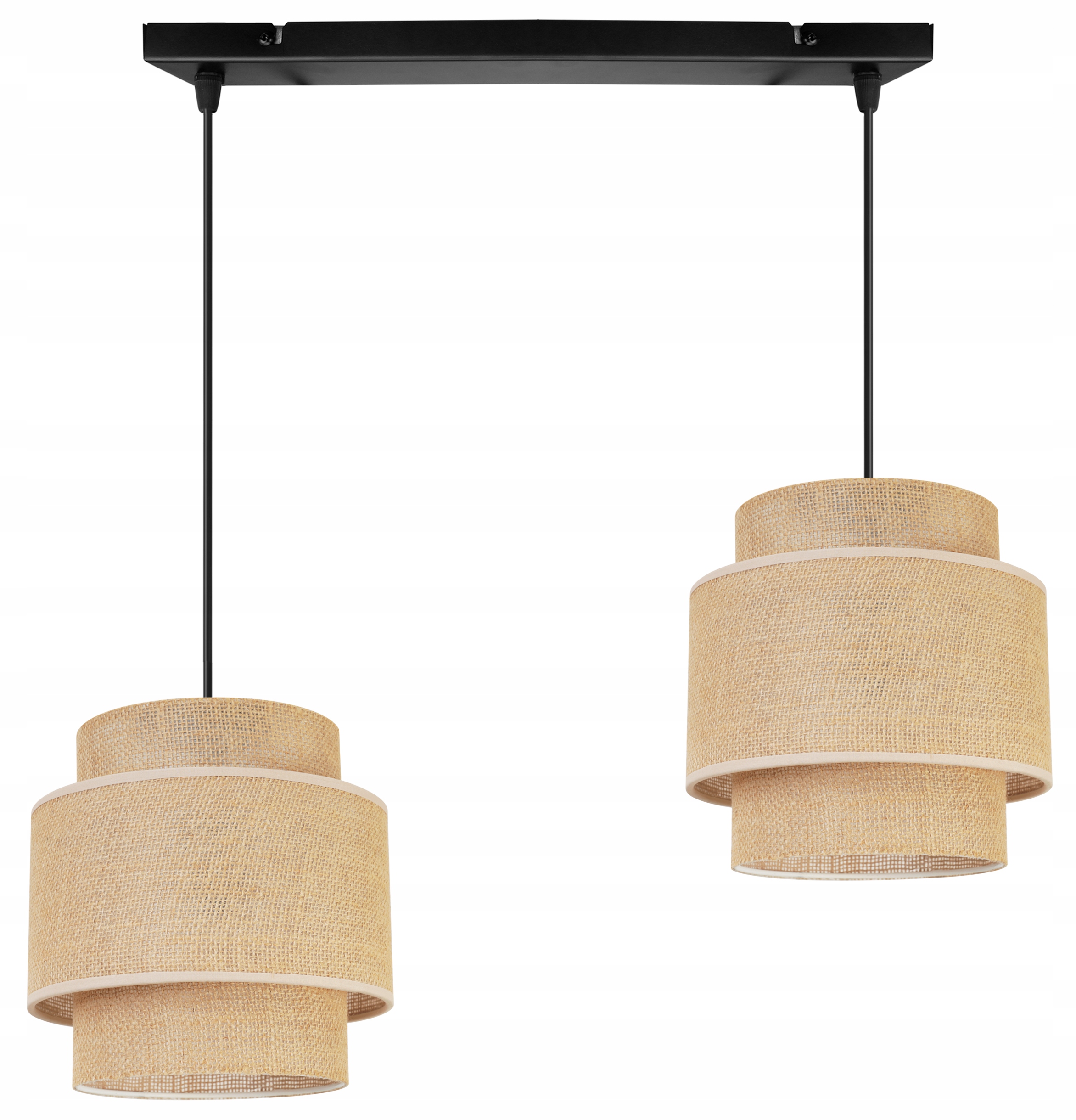 

Lampa Wisząca Żyrandol Sufitowa Abażur Boho Juta