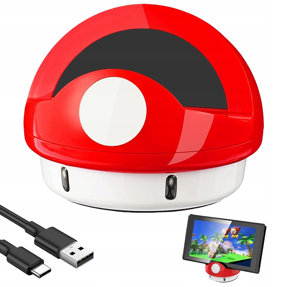 STACJA DOKUJĄCA DLA NINTENDO SWITCH Z ANTYPOLIZGOWĄ PODSTAWĄ