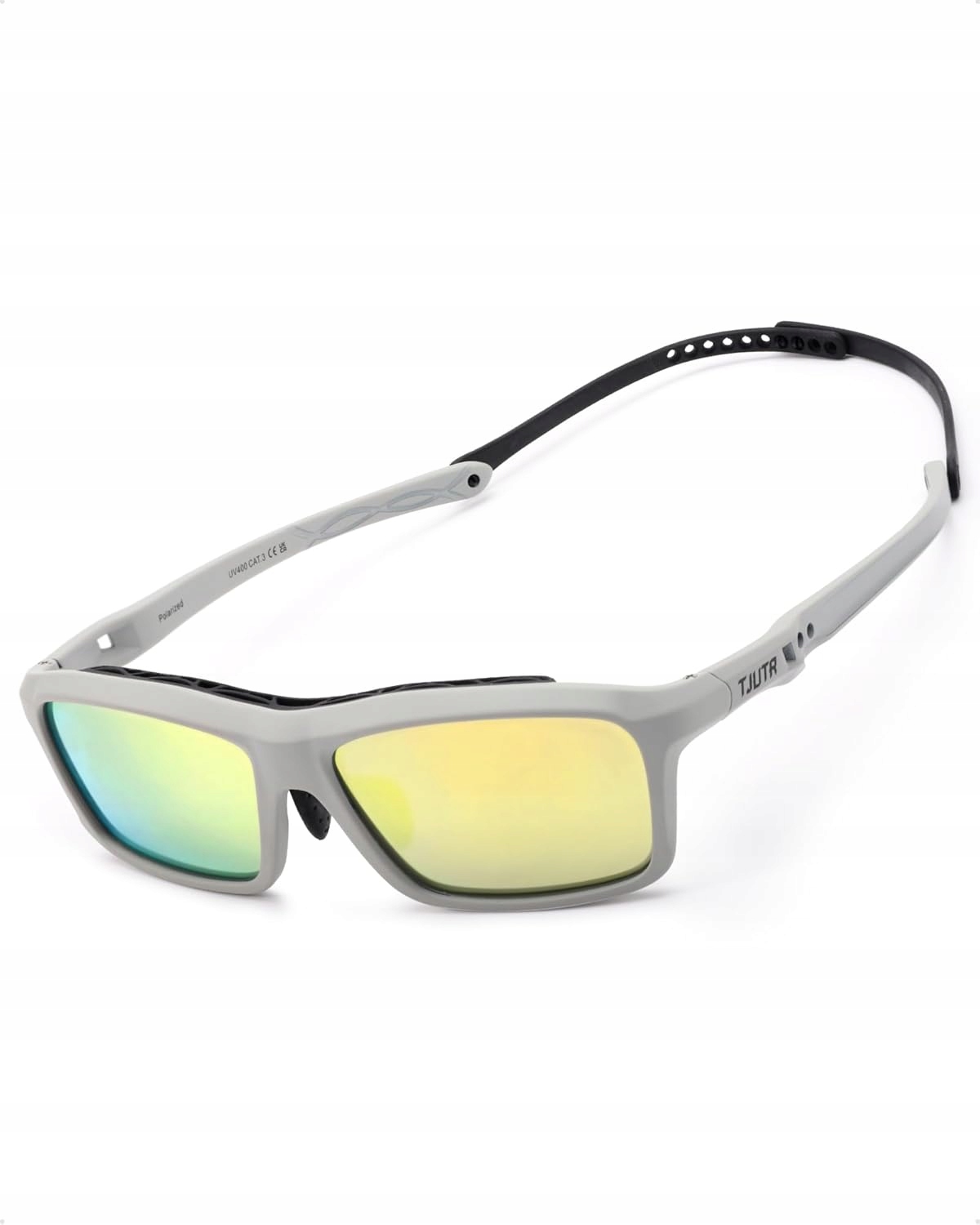 Sportovní polarizační sluneční brýle s Uva ochranou, barva šedá